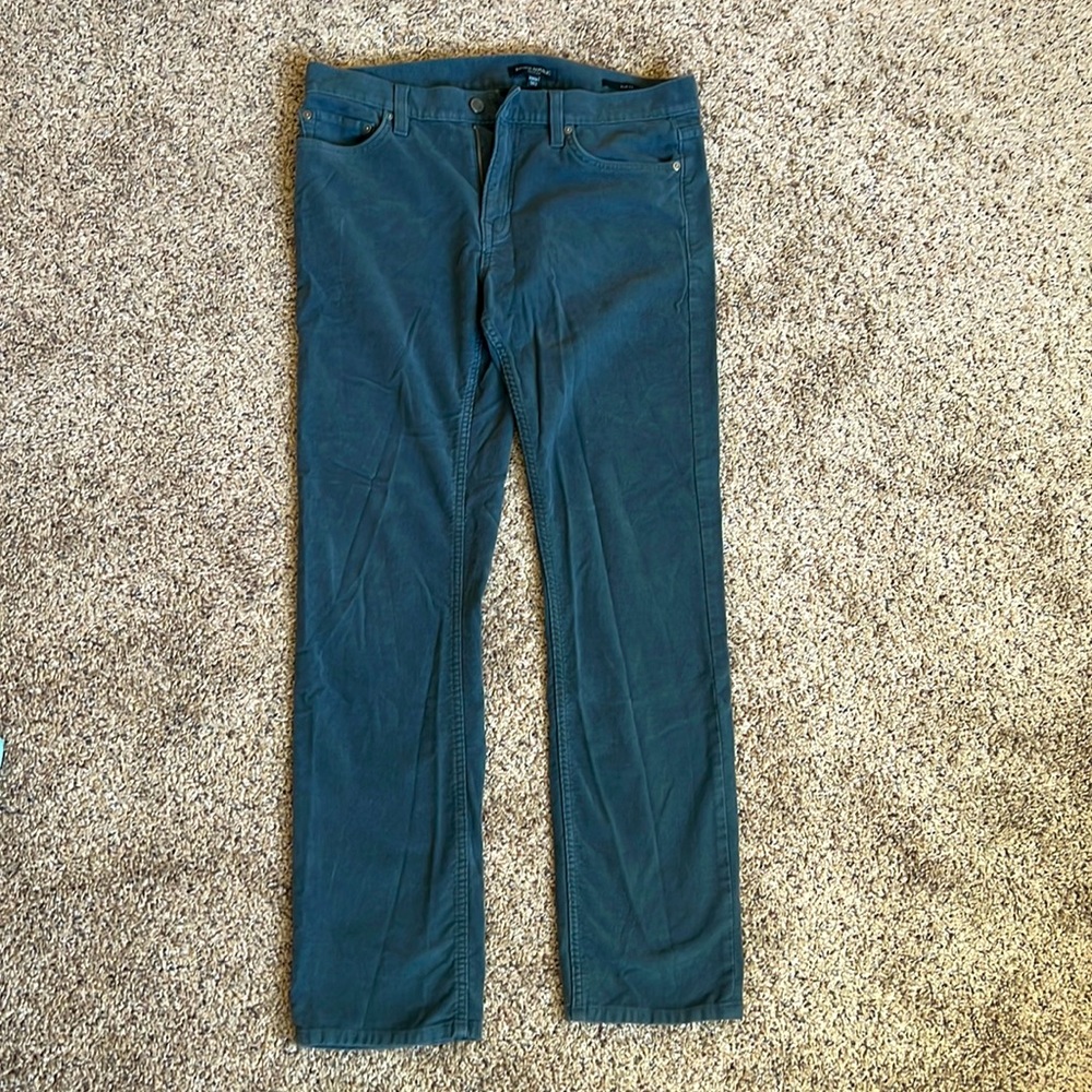 Banana republic traveler pants, grey, 33x32 slim